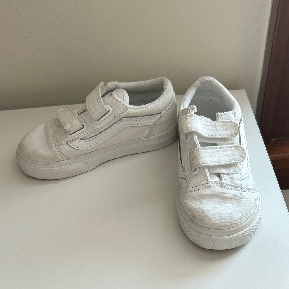 Kids White Vans